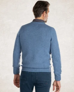 NZA New Zealand Auckland Effen gebreide trui met ronde hals -