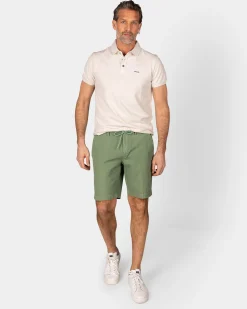 NZA New Zealand Auckland Effen katoenen beige polo