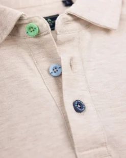 NZA New Zealand Auckland Effen katoenen beige polo