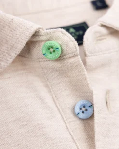 NZA New Zealand Auckland Effen katoenen beige polo