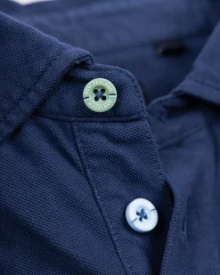 NZA New Zealand Auckland Effen katoenen blauwe polo