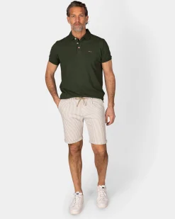 NZA New Zealand Auckland Effen katoenen donkergroene polo