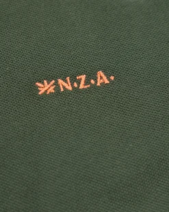 NZA New Zealand Auckland Effen katoenen donkergroene polo