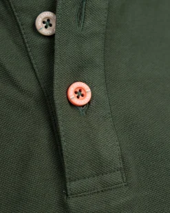 NZA New Zealand Auckland Effen katoenen donkergroene polo