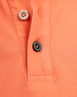 NZA New Zealand Auckland Effen katoenen koraalkleurige polo