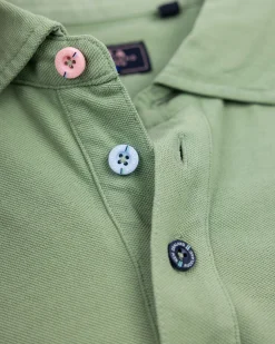 NZA New Zealand Auckland Effen katoenen lichtgroene polo