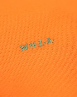 NZA New Zealand Auckland Effen katoenen oranje polo