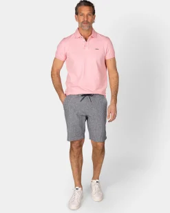 NZA New Zealand Auckland Effen katoenen pastelroze polo