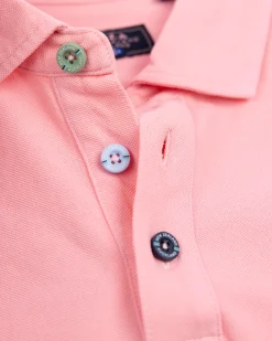 NZA New Zealand Auckland Effen katoenen pastelroze polo