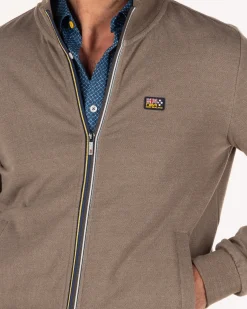 NZA New Zealand Auckland Effen katoenen vest met stretch groen