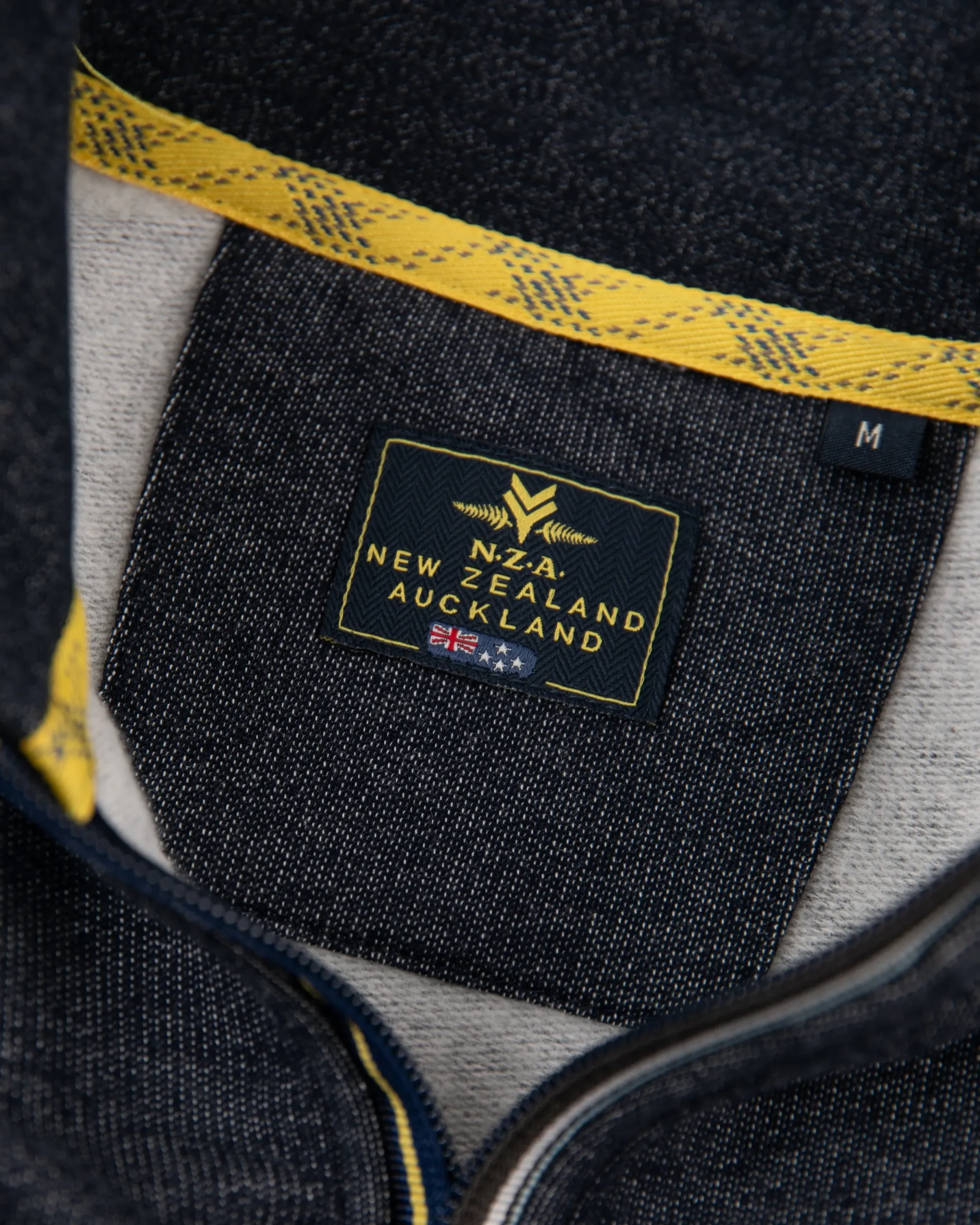 NZA New Zealand Auckland Effen katoenen vest met stretch Blauw