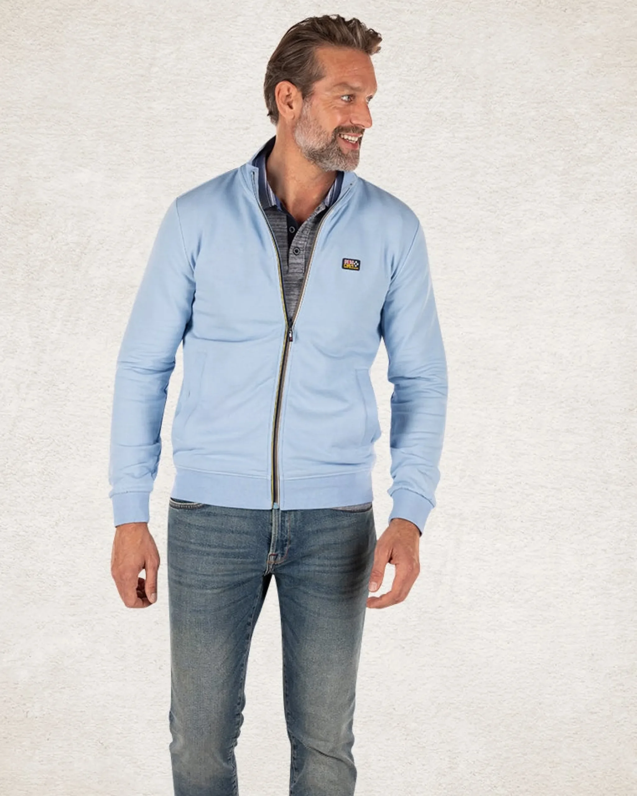 NZA New Zealand Auckland Effen katoenen vest met stretch