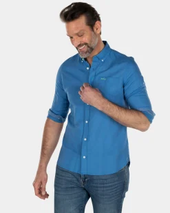 NZA New Zealand Auckland Effen linnen overhemd