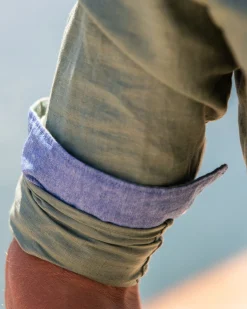 NZA New Zealand Auckland Effen linnen overhemd -