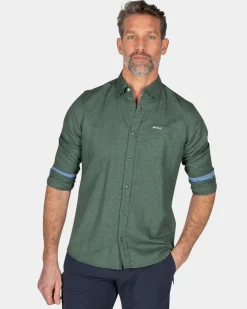 NZA New Zealand Auckland Effen linnen overhemd -