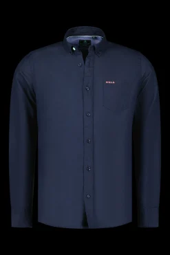 NZA New Zealand Auckland Effen linnen overhemd -