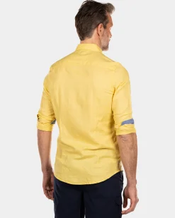 NZA New Zealand Auckland Effen linnen overhemd in veel kleuren -