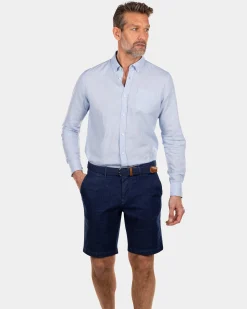 NZA New Zealand Auckland Effen linnen overhemd in veel kleuren -