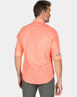 NZA New Zealand Auckland Effen linnen overhemd in veel kleuren -