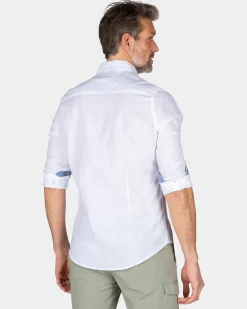 NZA New Zealand Auckland Effen linnen overhemd in veel kleuren -