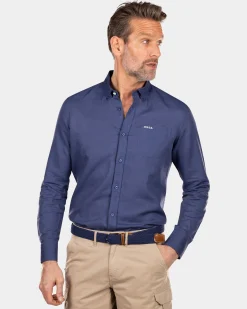 NZA New Zealand Auckland Effen linnen overhemd in veel kleuren -