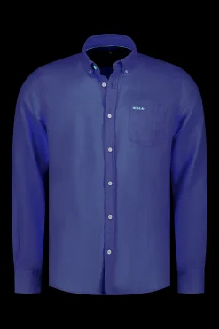 NZA New Zealand Auckland Effen linnen overhemd in veel kleuren -