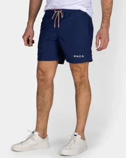 NZA New Zealand Auckland Effen navy zwembroek met roze details