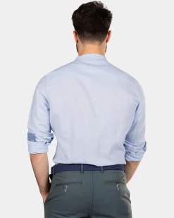 NZA New Zealand Auckland Effen overhemd zonder kraag -