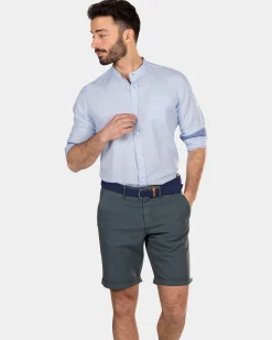 NZA New Zealand Auckland Effen overhemd zonder kraag -