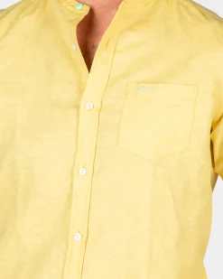 NZA New Zealand Auckland Effen overhemd zonder kraag -