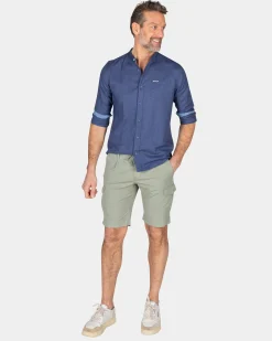 NZA New Zealand Auckland Effen overhemd zonder kraag -