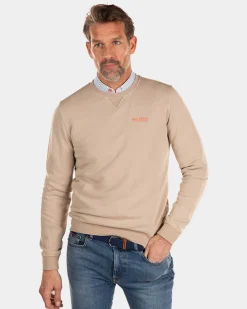 NZA New Zealand Auckland Effen sweater met ronde hals -