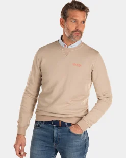 NZA New Zealand Auckland Effen sweater met ronde hals -