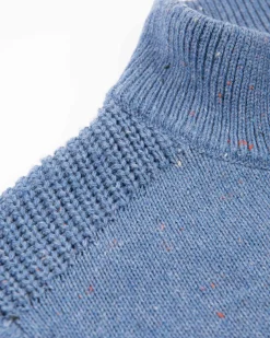 NZA New Zealand Auckland Effen trui met halve knoopssluiting -