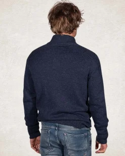 NZA New Zealand Auckland Effen trui met halve knoopssluiting -