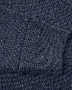 NZA New Zealand Auckland Effen trui met halve knoopssluiting -