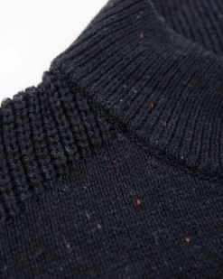 NZA New Zealand Auckland Effen trui met halve knoopssluiting -