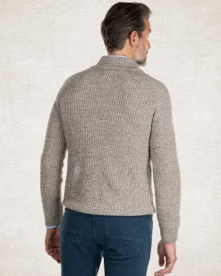 NZA New Zealand Auckland Effen trui met halve rits -