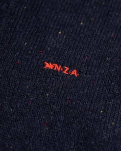 NZA New Zealand Auckland Effen trui met knopen Brownlee -