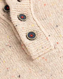 NZA New Zealand Auckland Effen trui met knopen Brownlee -