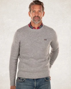 NZA New Zealand Auckland Effen trui met ronde hals van wol -