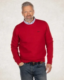 NZA New Zealand Auckland Effen trui met ronde hals van wol -