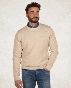 NZA New Zealand Auckland Effen trui met ronde hals van wol -