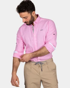 NZA New Zealand Auckland Felgekleurd effen overhemd -