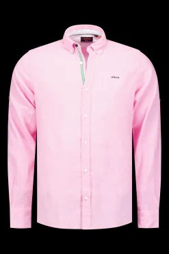 NZA New Zealand Auckland Felgekleurd effen overhemd -