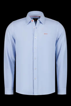 NZA New Zealand Auckland Gebreid katoenen overhemd -