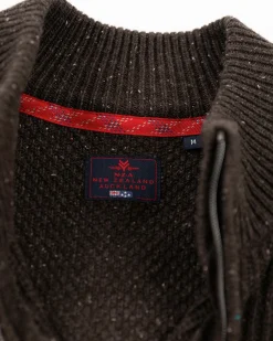 NZA New Zealand Auckland Gebreid vest van katoen en wol -