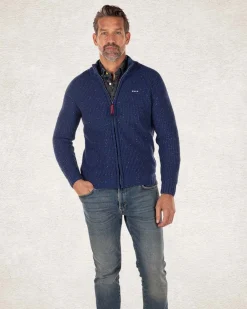 NZA New Zealand Auckland Gebreid vest van katoen en wol -