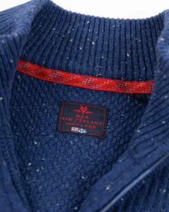 NZA New Zealand Auckland Gebreid vest van katoen en wol -