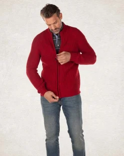 NZA New Zealand Auckland Gebreid vest van katoen en wol -